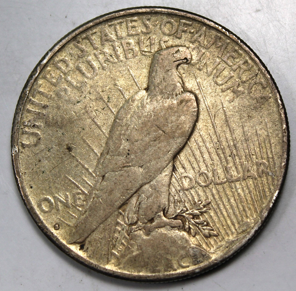 1934 S Peace Silver Dollar - Fine !!
