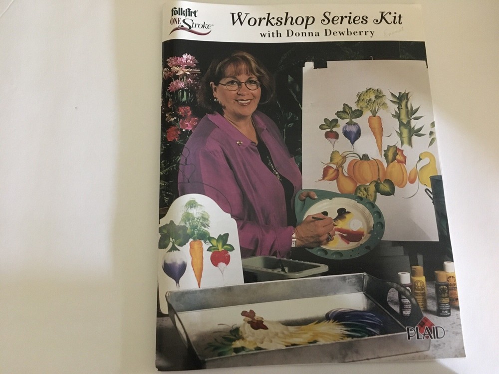One Stroke 2 VHS Workshop Series 1 and 2 Videos + Teaching Manual with patterns