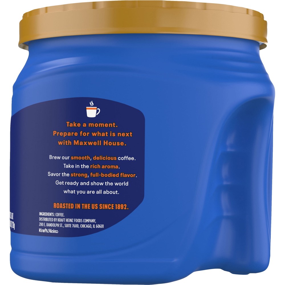 Maxwell House Half Caff Ground Coffee, 25.6 oz. Canister Quick refreshment