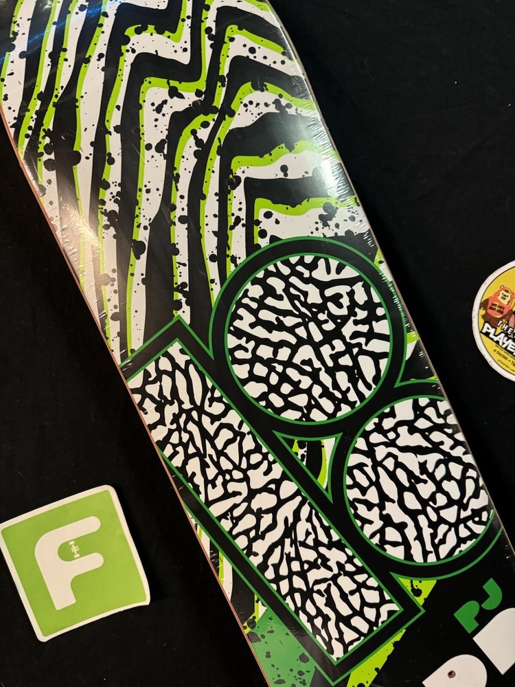 RARE PJ Ladd Plan B Cement Print Skateboard Deck Pro Model In Shrink