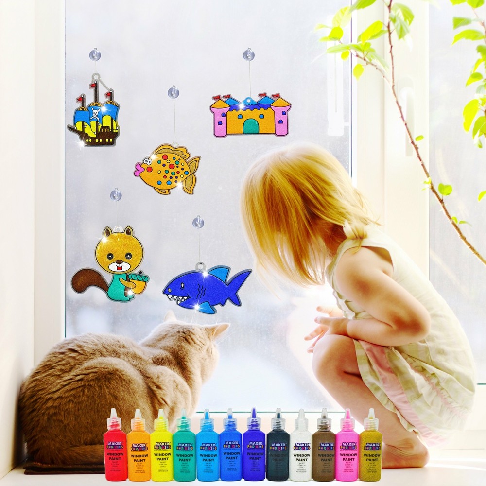 KOKO AROMA MakerforKids Window Paint Art Craft Kit