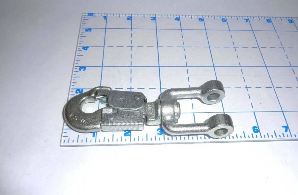 Double-Action Lock Trigger Snap Hook Jaw Swivel Shackle Lift Rigging Connector