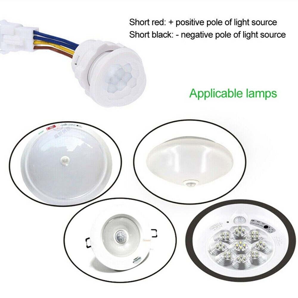 10X PIR Infrared Motion Sensor Detector Smart Switch 110V Light Lamp Switch Auto