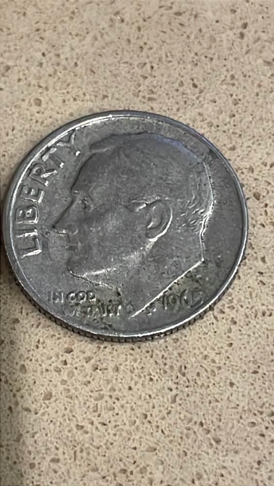 1965 Roosevelt Dime No Mint Mark Circulated