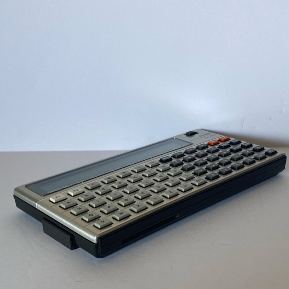 Casio FX-702P Vintage Programmable Calculator w/ FA-2 Cassette Interface, Manual