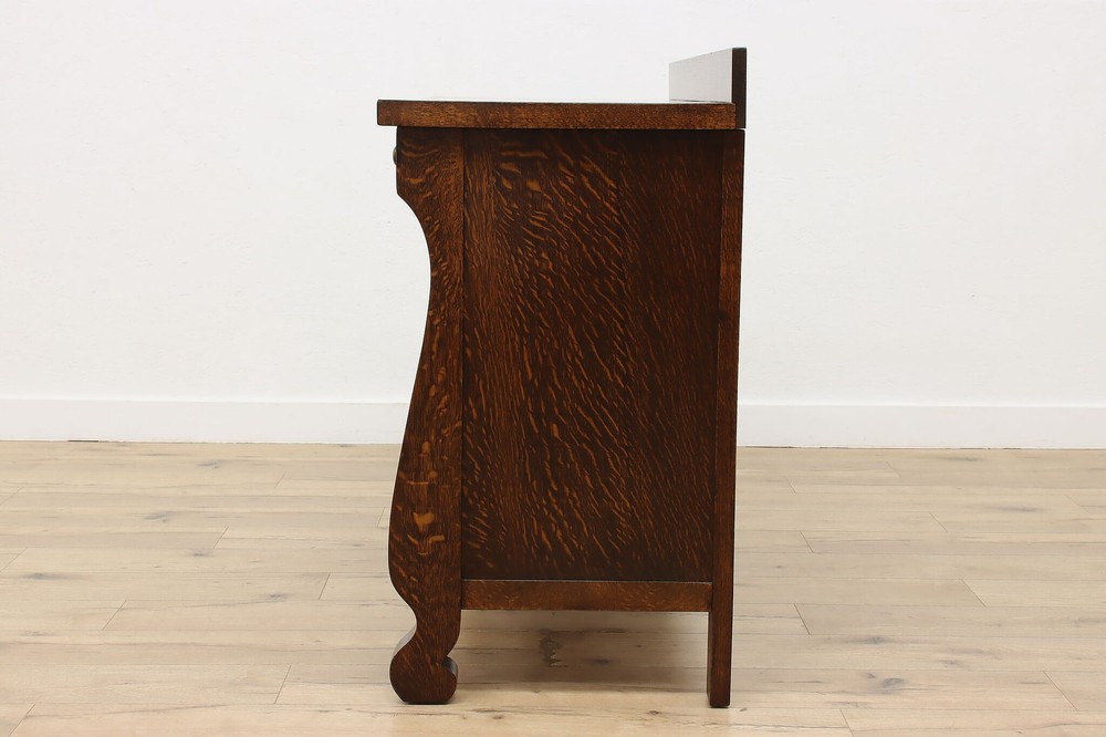 Empire Antique Oak Buffet, Server, Sideboard or Console #57126