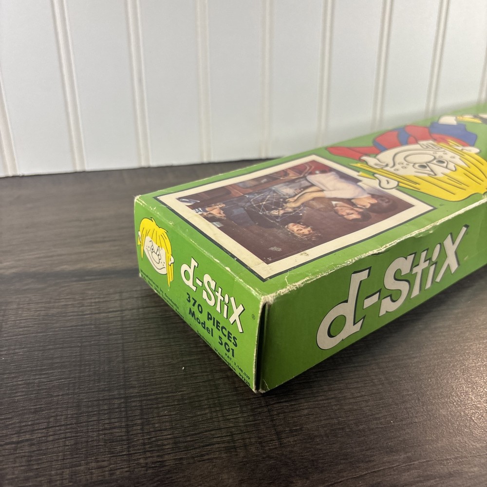 Vintage D-Stix 3 Dimension Construction Set 501 For Engineers