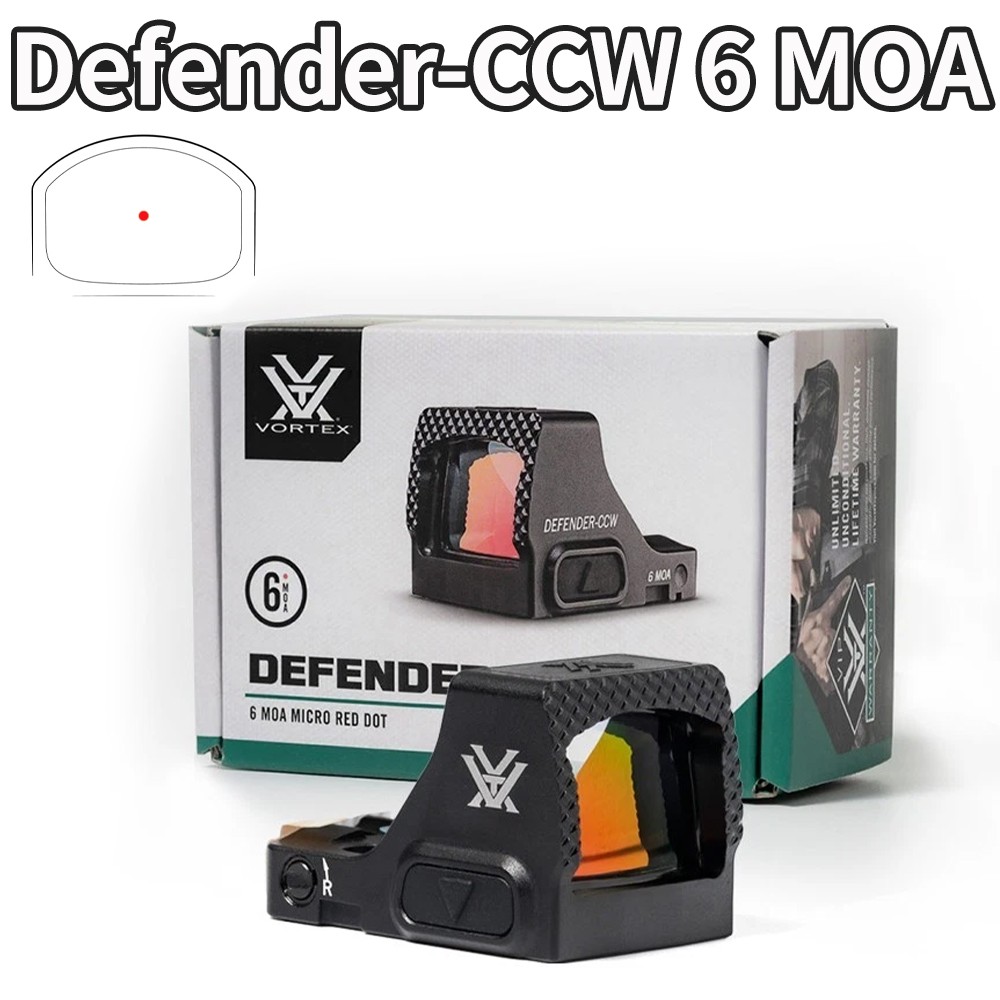 Vortex Defender-CCW 6 MOA Red Dot Sight DFCCW-MRD6 NEW