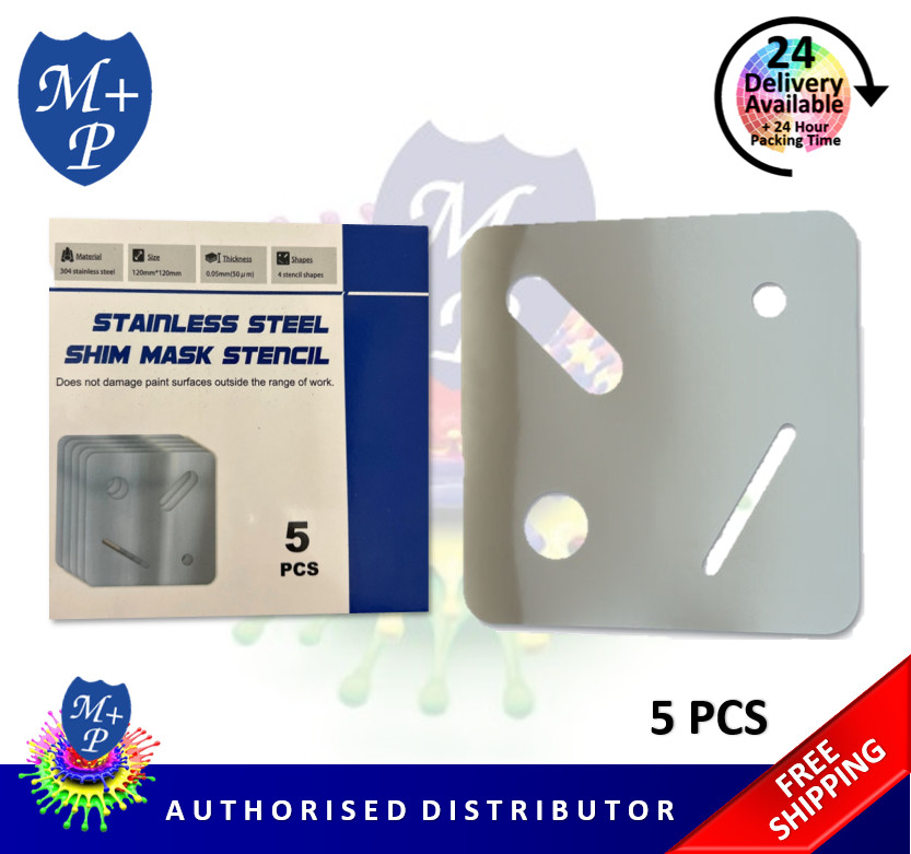 Shim Mask 5 Pack - Ideal Stop Paint Runs Sanding Chips Stencil Flat Finish