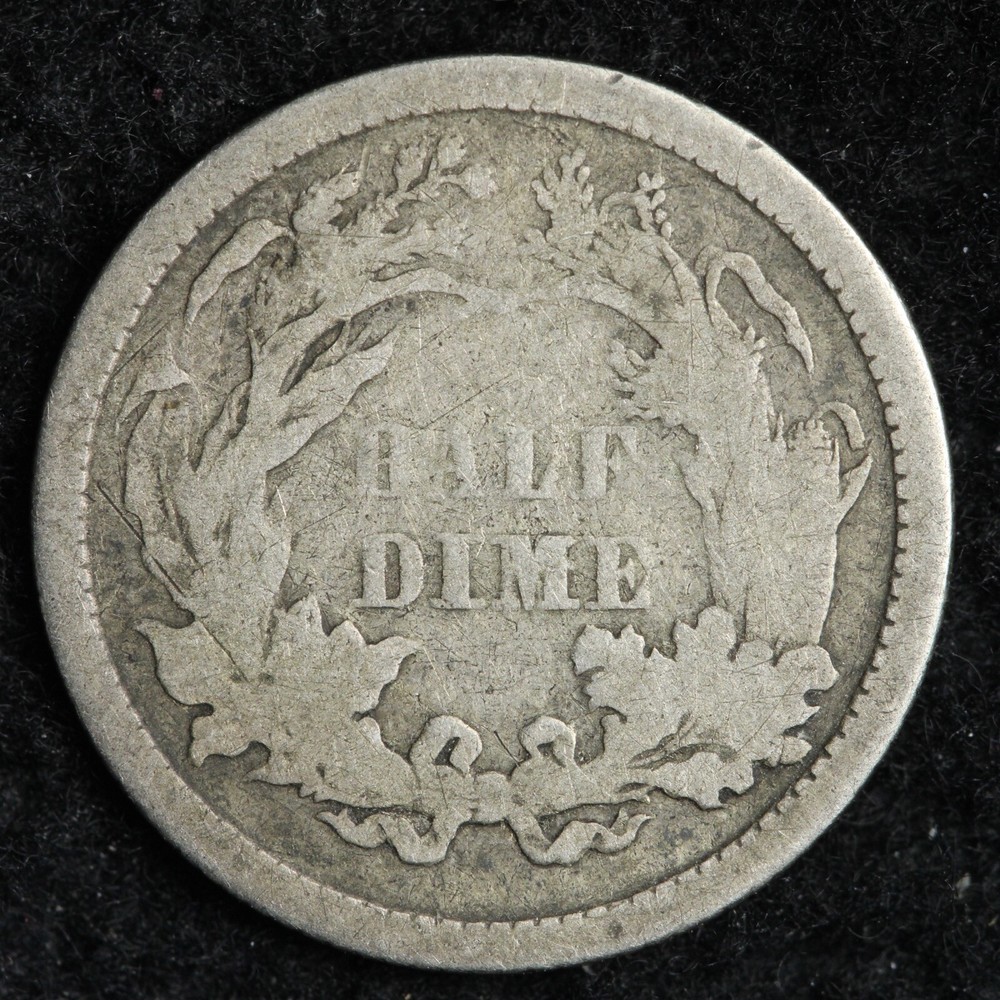 1861 Seated Liberty Silver Half Dime CHOICE VG E311 KNS