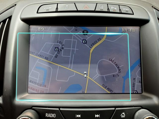 Crystal Clear Screen Protector for 2015 Buick Regal Vehicle Navigation