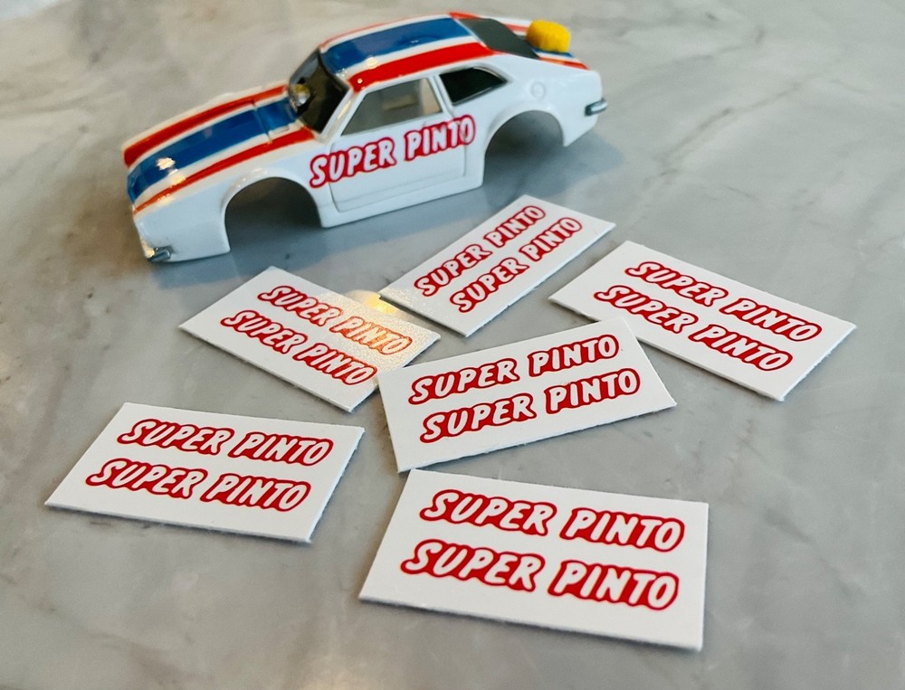 TYCO SUPER PINTO DECAL SHEET