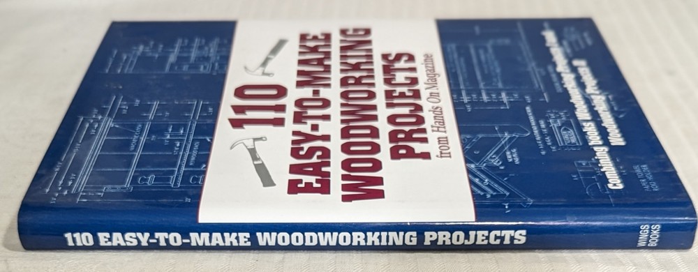 ***VINTAGE 1993 110 EASY-TO-MAKE WOODWORKING PROJECTS HC/DJ BOOK***