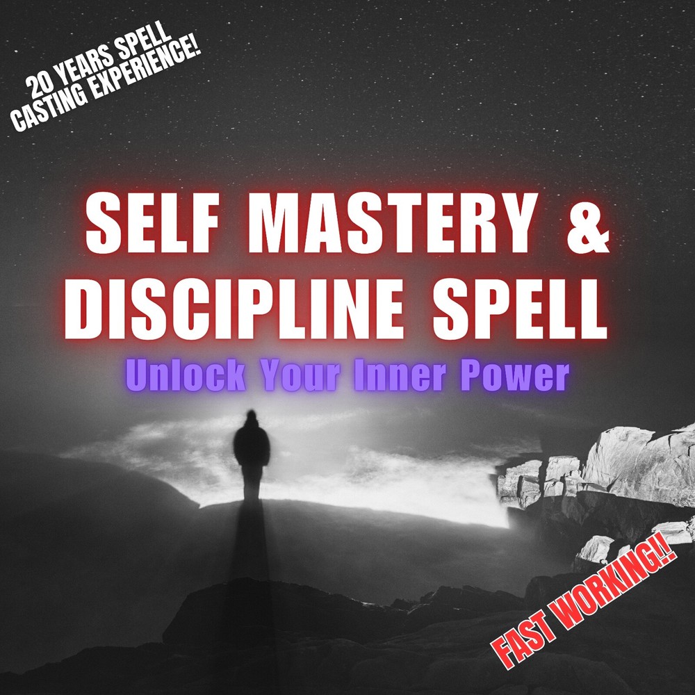 Self-Mastery & Discipline Spell: Unlock Your Inner Power