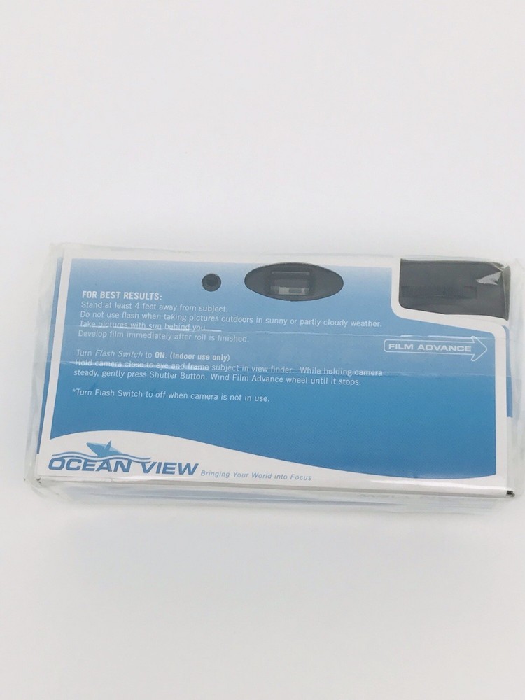 Ocean View camera with flash 35mm-400 speed 27 Exp Open Ready To Use -2009…101
