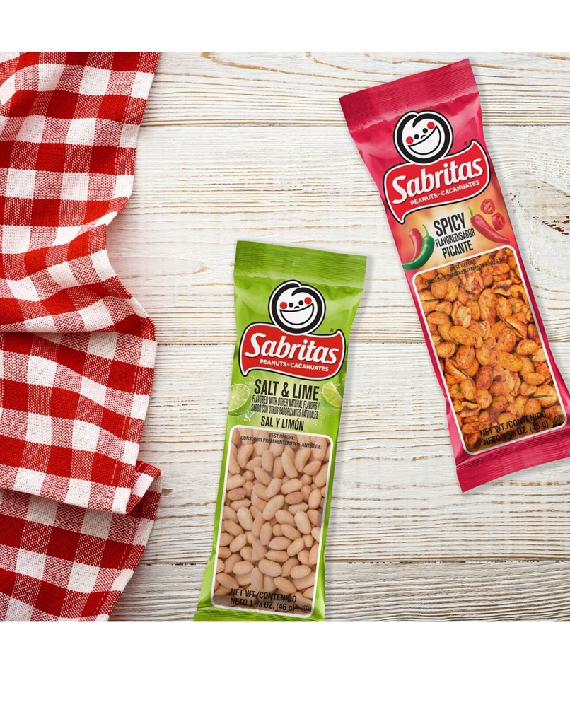 Sabritas Peanuts Variety Pack Cacahuates Peanut (30 Individually Packs )
