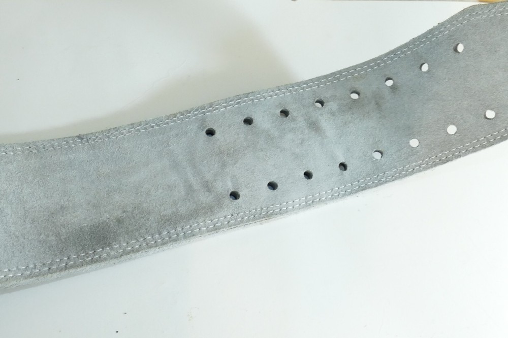 Schiek Leather 3 7/8 " Weight Power Lifting Belt Gray Medium