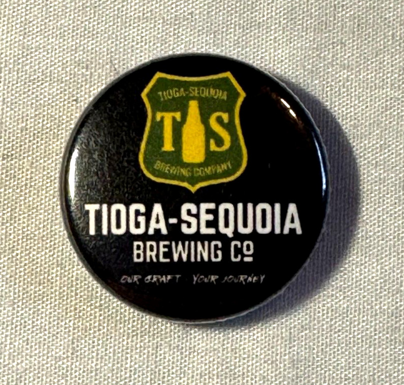 Tioga Sequoia Brewing Company 1" Pinback Button