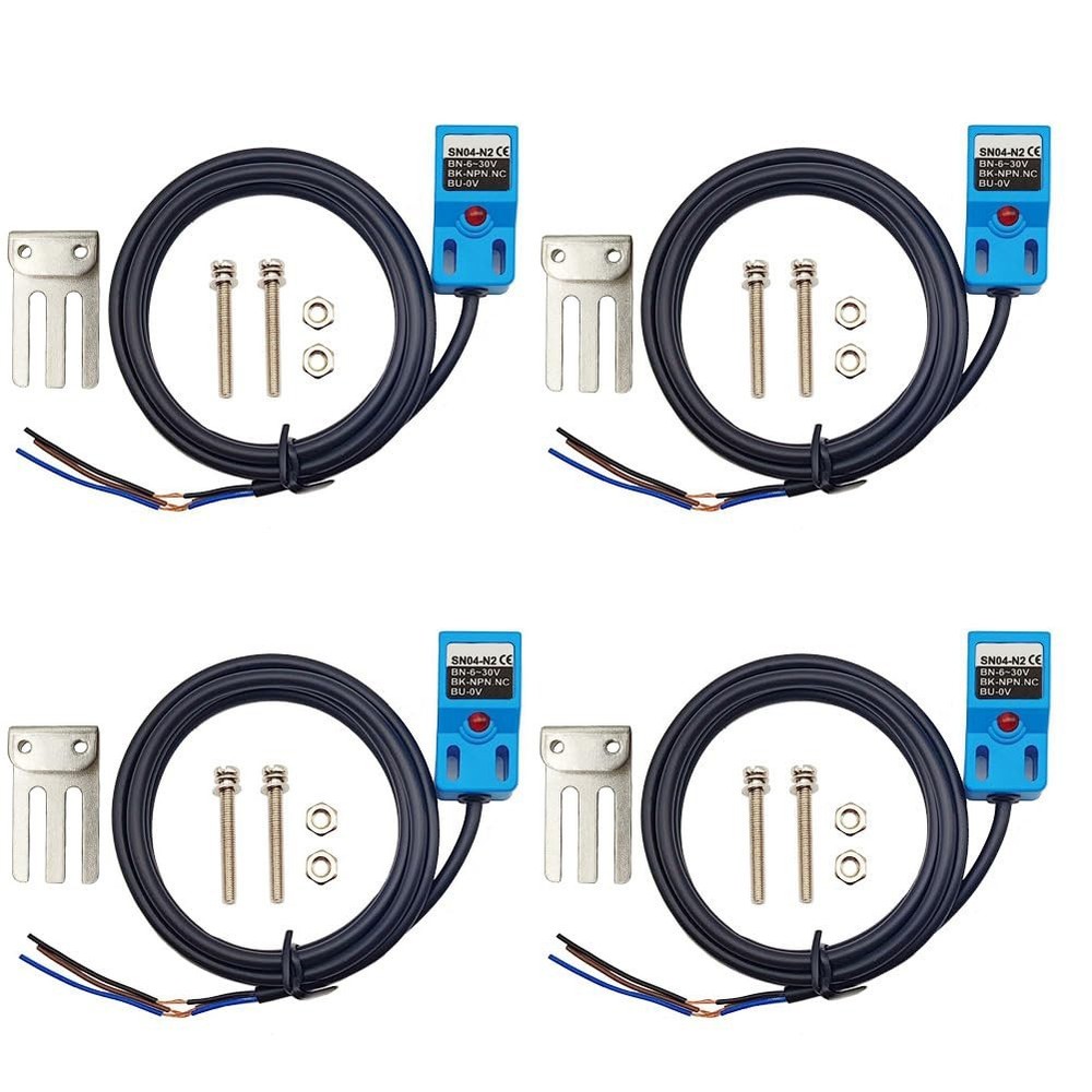 For machine Tool Compatible SN04N2 NPN Inductive Proximity Sensor Set of 4