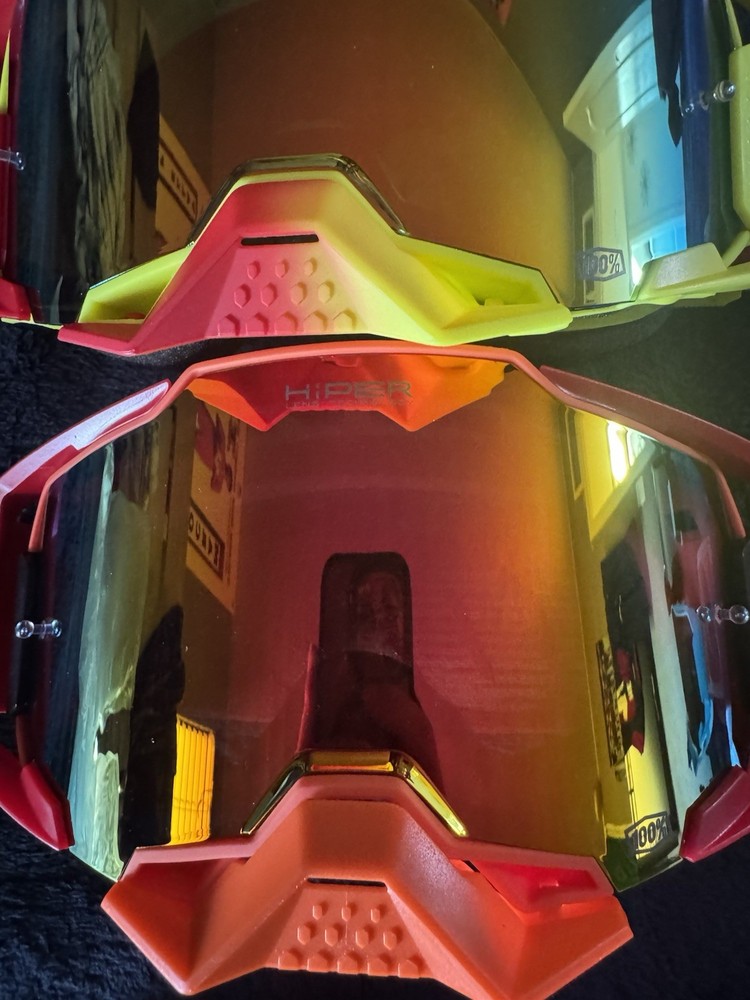 100% Goggles Bundle Of 3 Hiper Lens Technology
