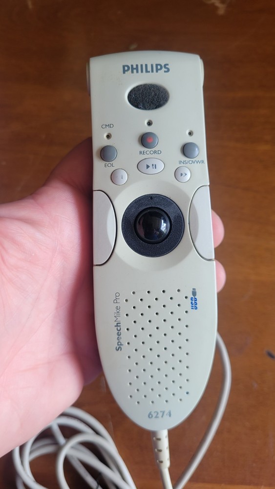 Philips 6274 Handheld USB Speech Mike Pro Microphone