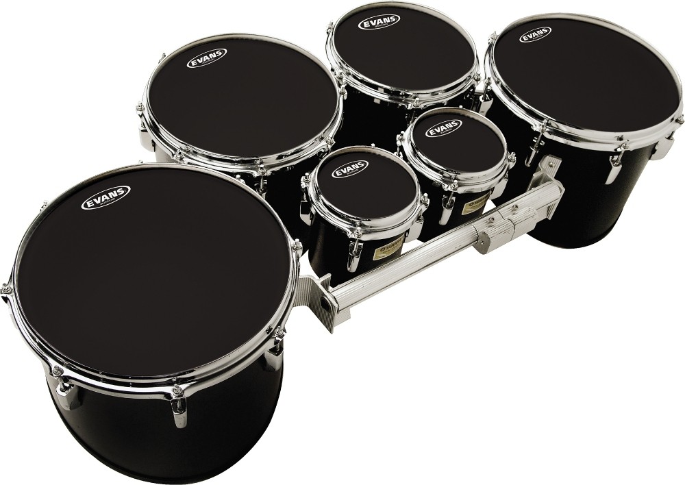 Evans MX Black Tenor Head Black 13 in.