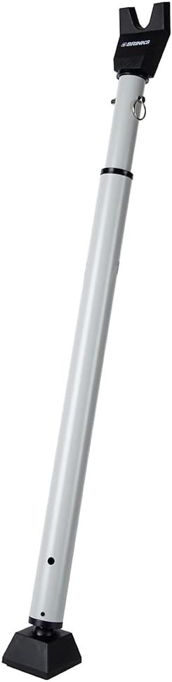 BRINKS Door Security Bar - Adjustable Brinks 1 Pack, Silver