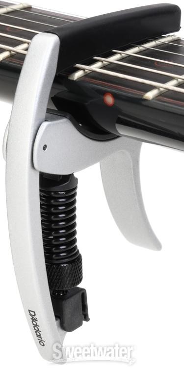 D'Addario NS Tri-Action Capo - Silver