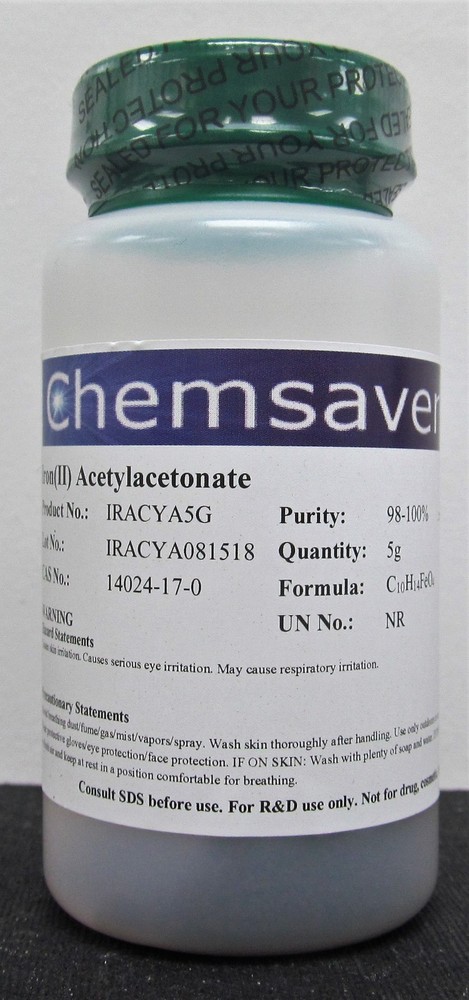 Iron(II) Acetylacetonate, 98-100%, 5g