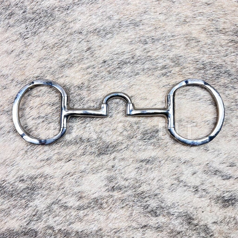 5.25" Myler Ported Eggbutt Snaffle w/ Hooks