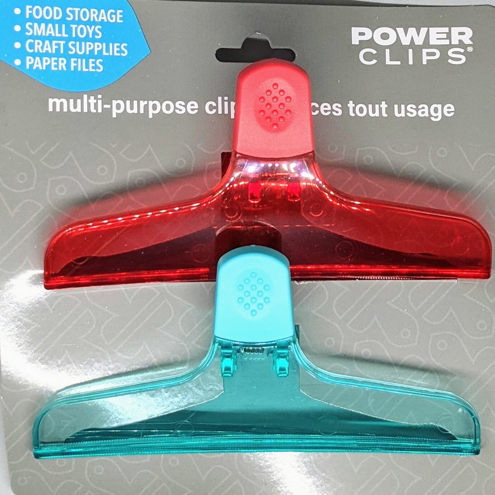 Power Clips Multi-Purpose, Pack of 2 Clip, Your Choice