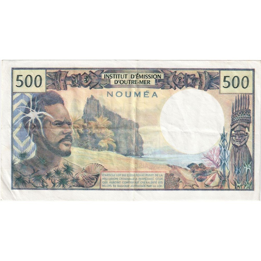 [#233209] New Caledonia, 500 Francs, EF