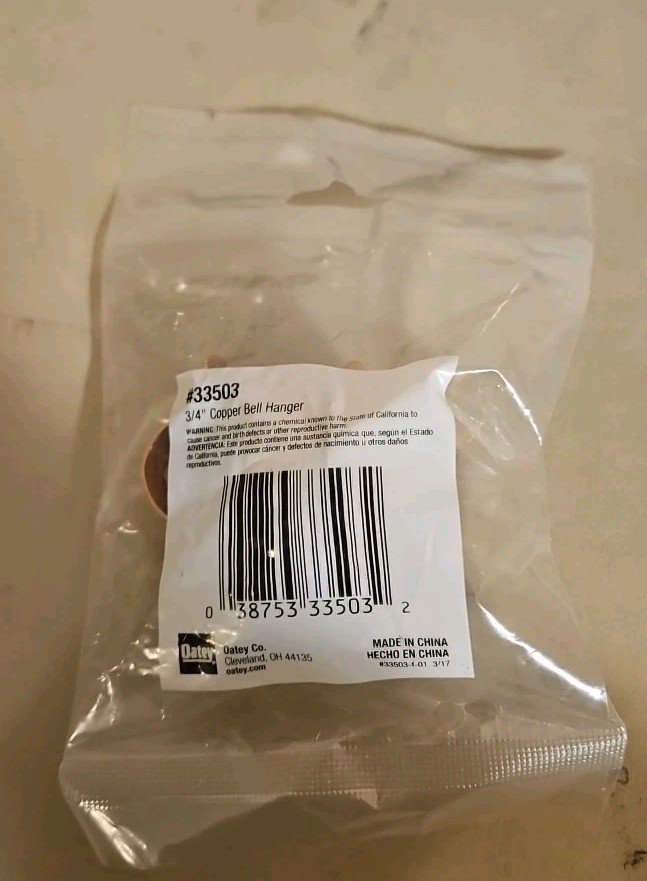 Oatey 3/4" Copper Bell Hanger #33503