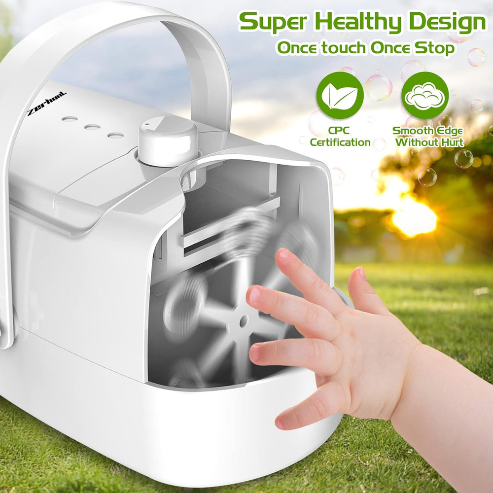Bubble Machine Durable Automatic Bubble Blower, 18000+ Big Bubbles per Minute Bu