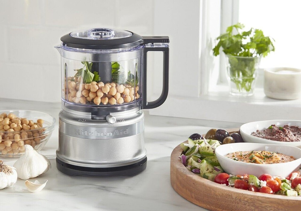 3.5 Cup Food Chopper, Silver Contour