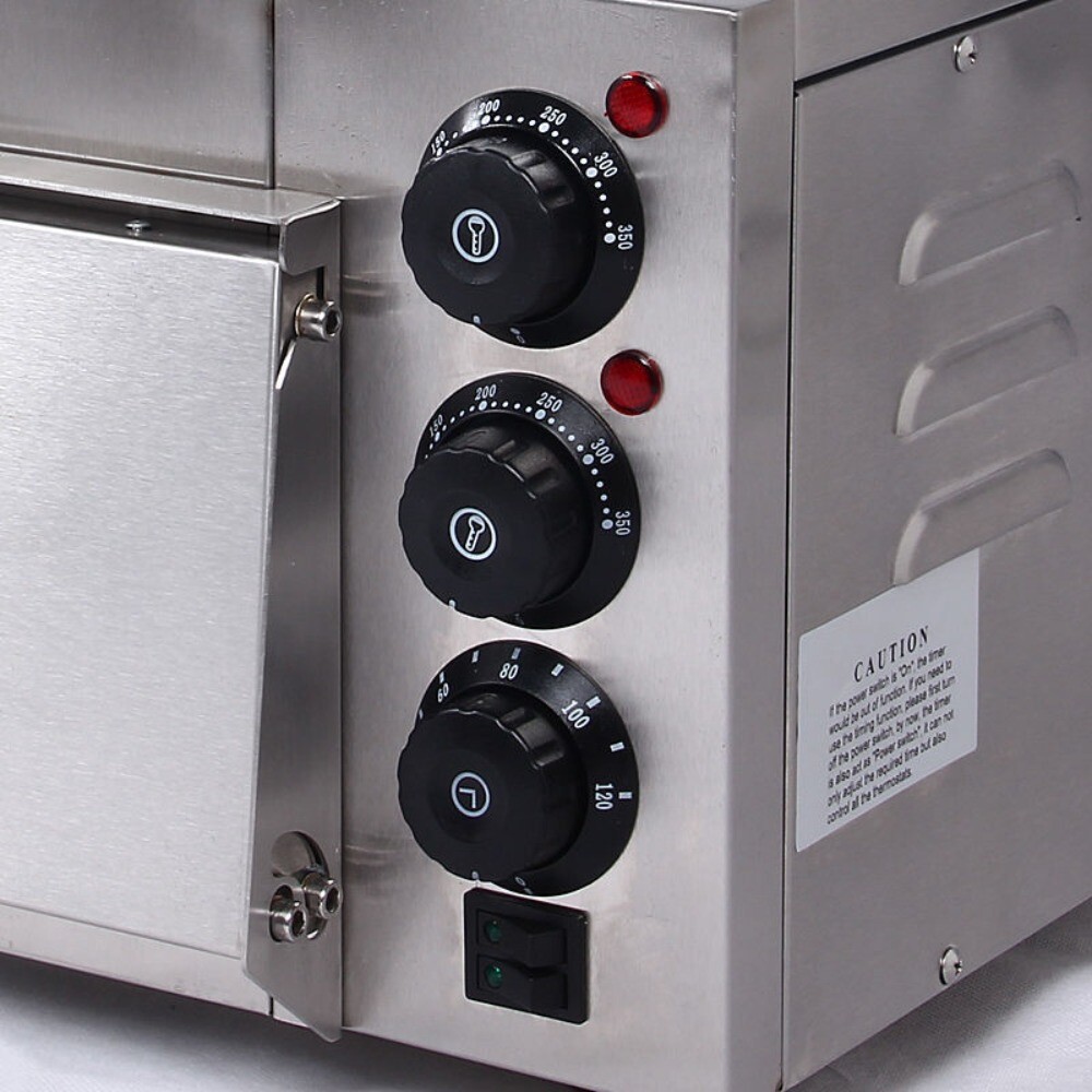 Commercial Electric Pizza Oven With Timer for Making Bread, Cake, Pizza 1 layer