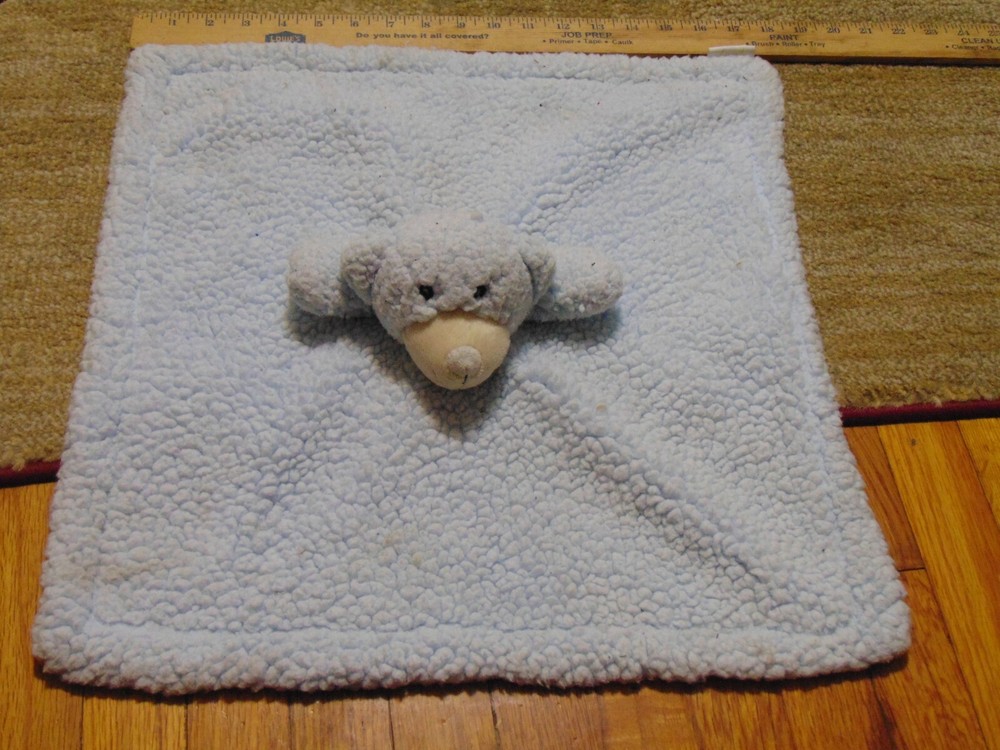 Stephan Baby blue bear security blanket