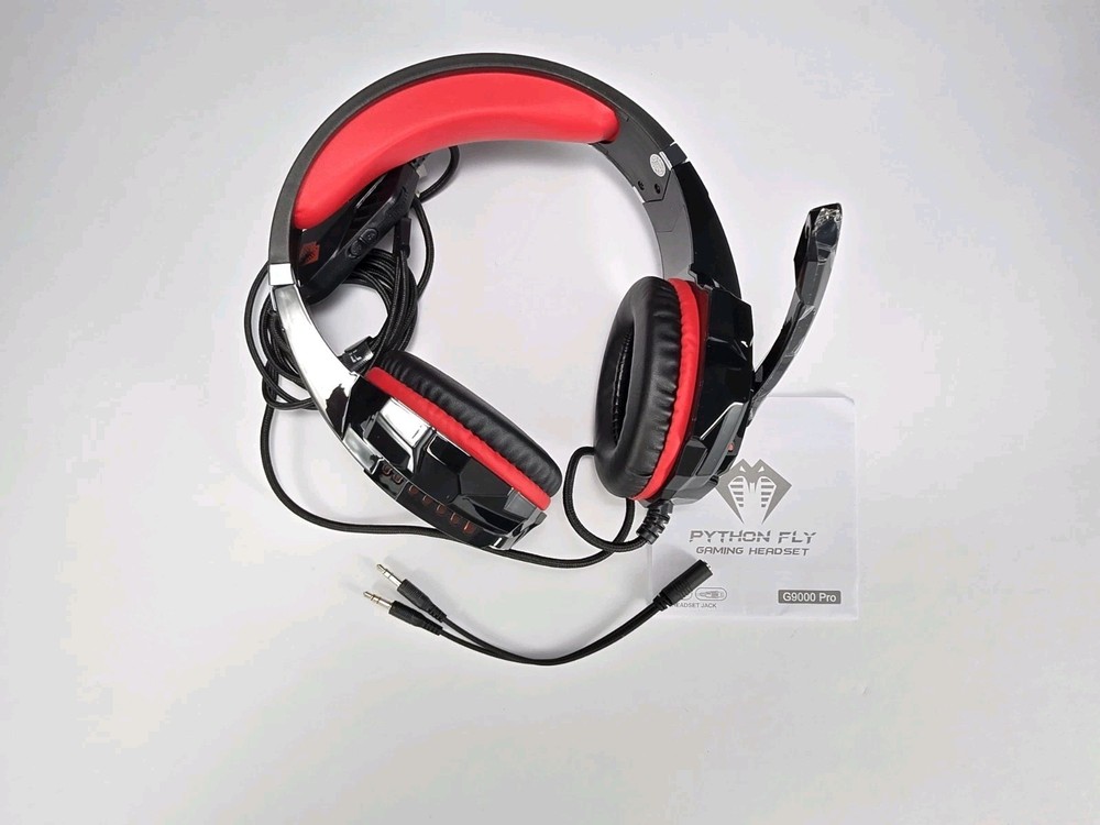 PYTHON FLY G9000 MAx Stereo Gaming Headset for PS4/5 PC Xbox Noise CANCEL