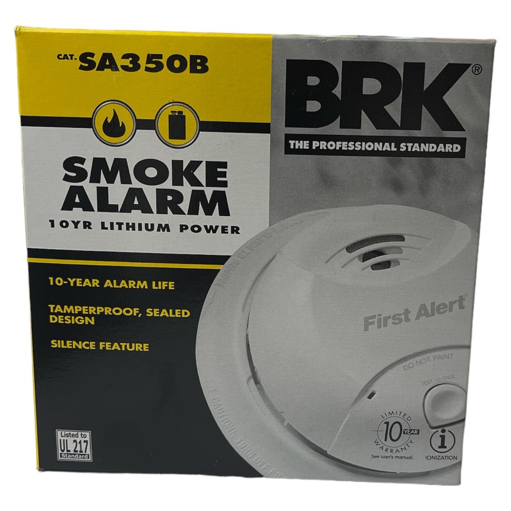 First Alert Battery operated Ionization Sensor Smoke dectector (1 Pack)
