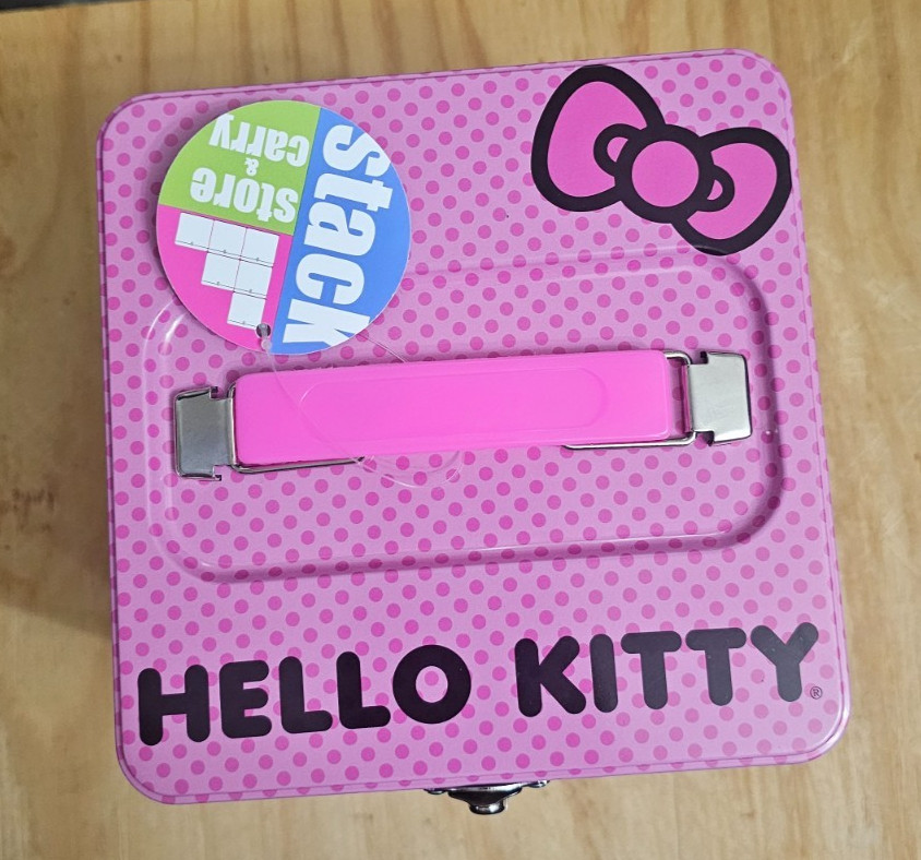 Metal lunch Boxes Square Hello Kitty