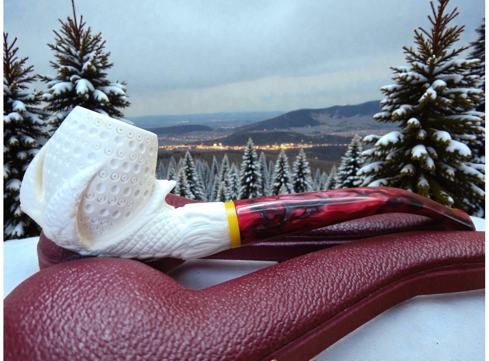 Block Meerschaum Eagle Claw Pipe