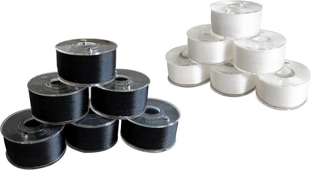 Enhanced 144 Prewound Bobbins - 60 WT Polyester for Top Loading Embroidery Needs