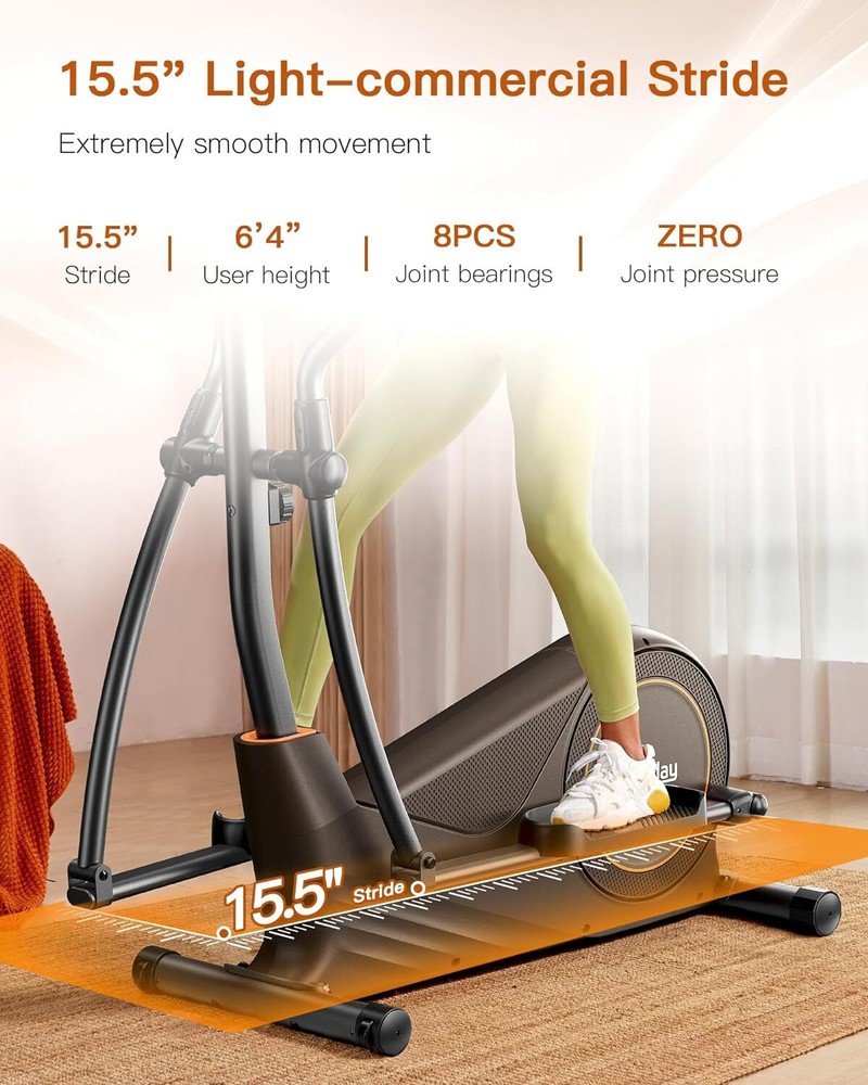 Elliptical Machine, Elliptical Exercise Machine with Hyper-Quiet Magnetic system