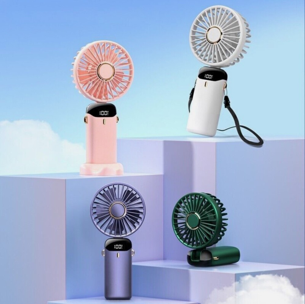 Mini handheld FAN- Portable, USB-Rechargeable battery