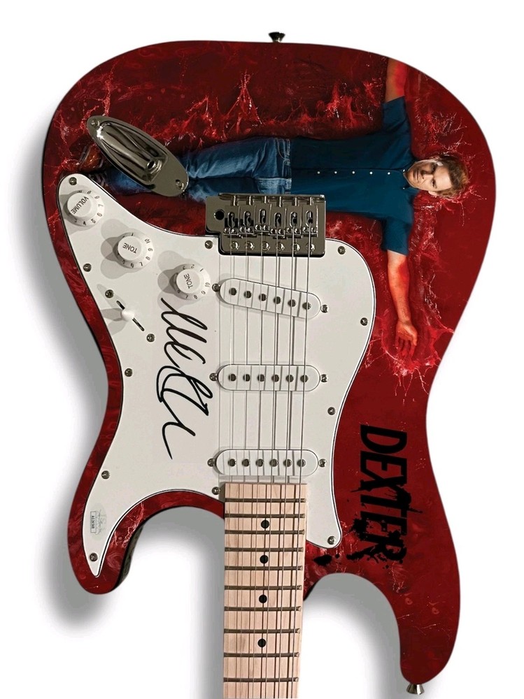 Michael C Hall Signed Guiar Dexter JSA COA