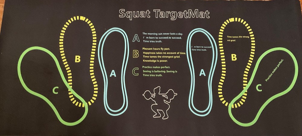 Squat Guide Mat 31" x 14" New
