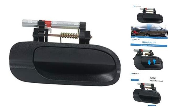 Door Handle Exterior Outside Outer Rear Passenger Side for 2000-2006 Sentra