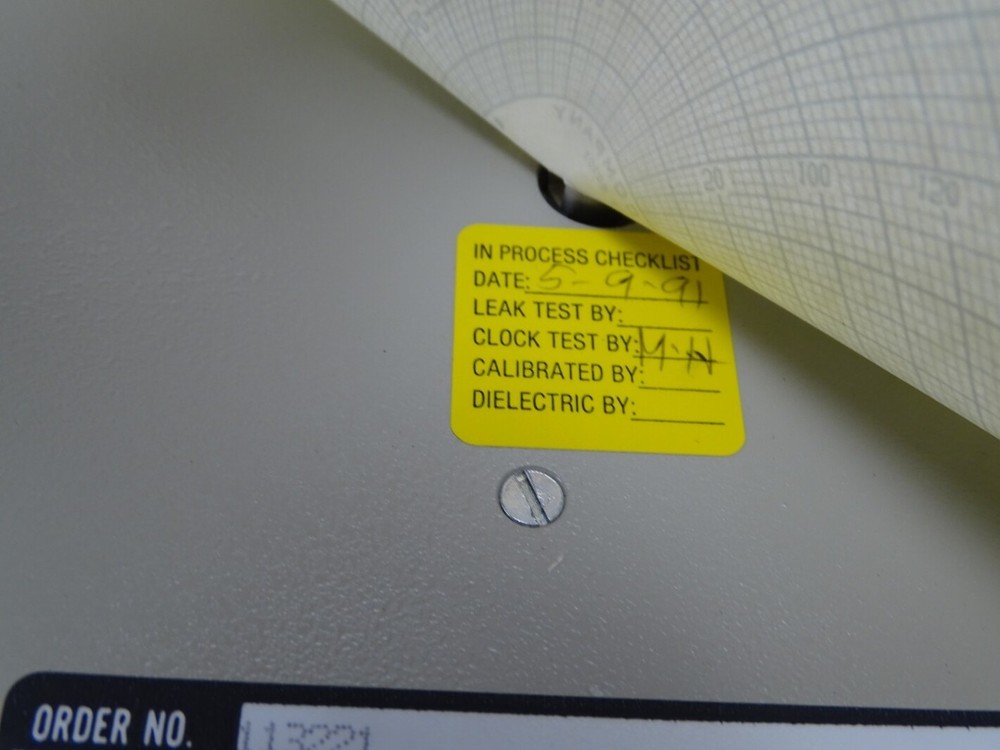 Dickson Chart Recorder w/ Chart Paper , AC-313-603-0