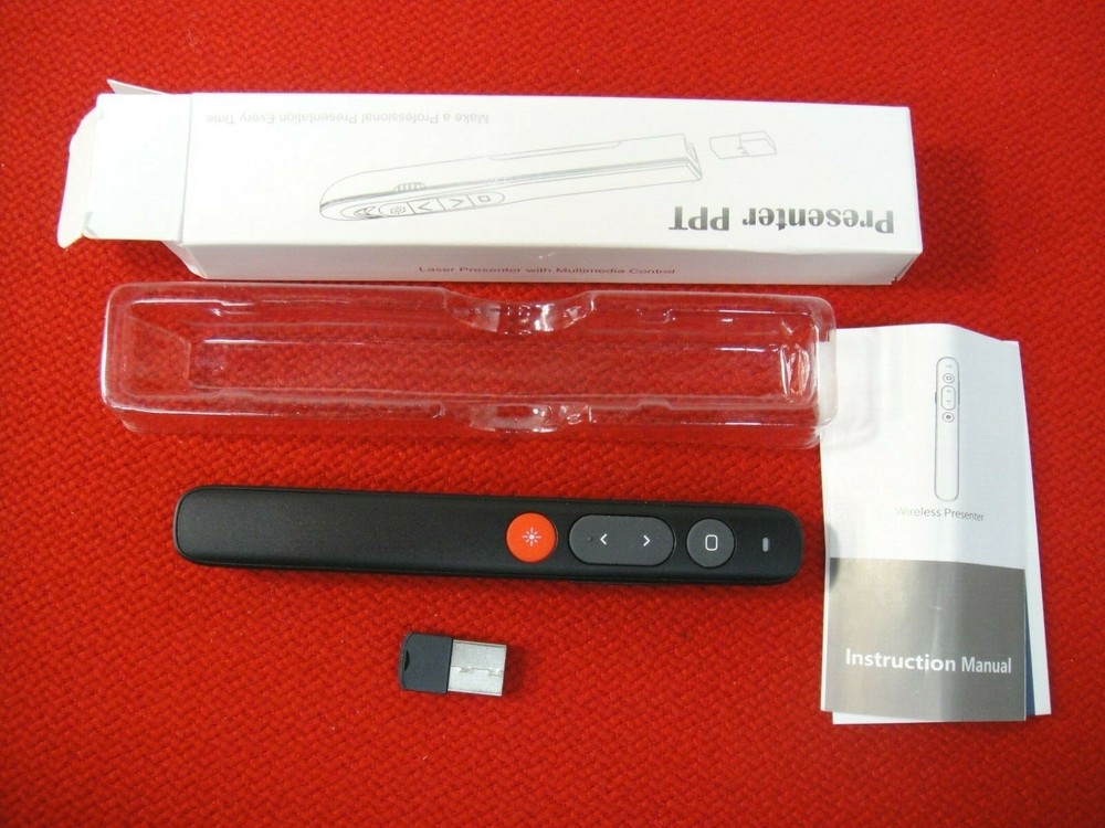 Wireless Presenter PPT Laser presenter Pointer with multimedia Control Q92-DF-US