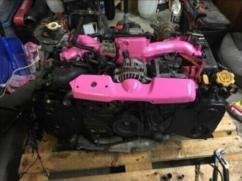 Hot Pink Coating High Temp Engine Enamel Header & Caliper Brake Paint Spray 500F
